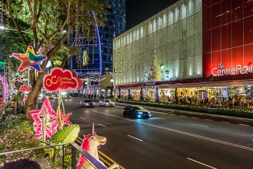 Ochard Road: cómo se ve la calle más famosa de Singapur antes de Navidad y Año Nuevo