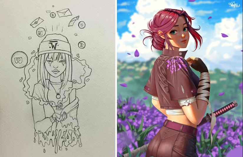 On This Online Group, Artists Share How Their Work Improved Over A Period Of Time