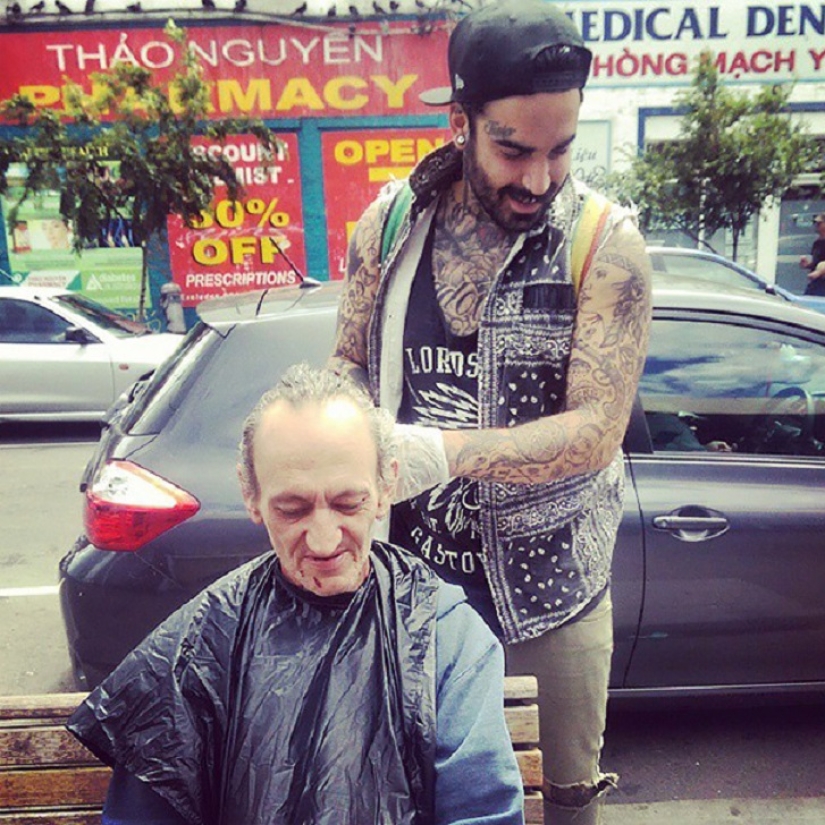 Once upon a time there was a barber, you can&#39;t find a kinder person on earth