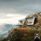 Only mountains can be better than mountains: a museum overlooking the famous Alpine peaks
