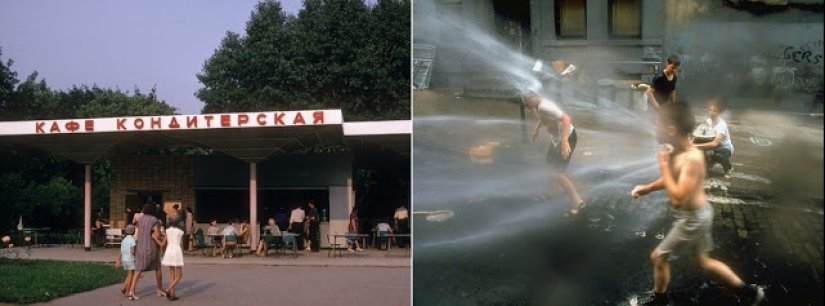 Oriente y Occidente: Fotografías en color de Moscú y Nueva York en 1969