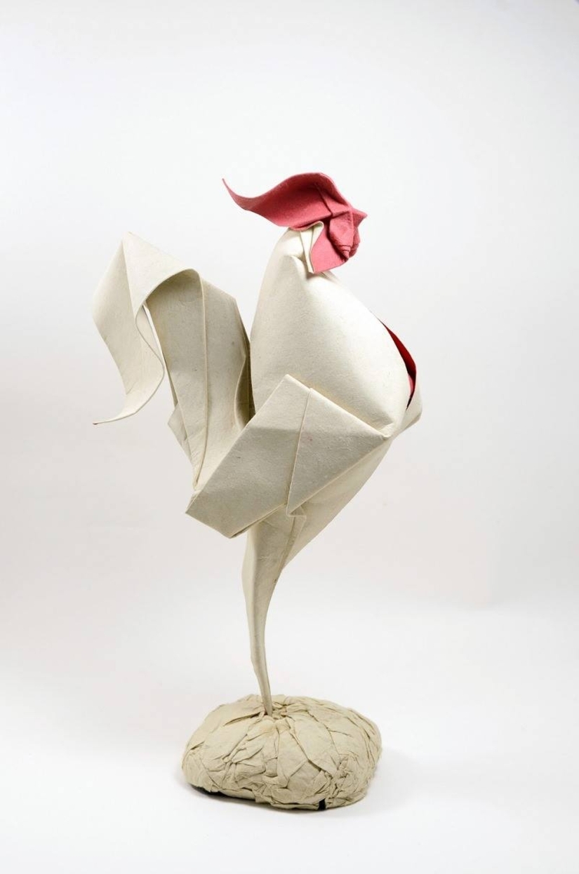Origami húmedo de Hoang Tien Kuet