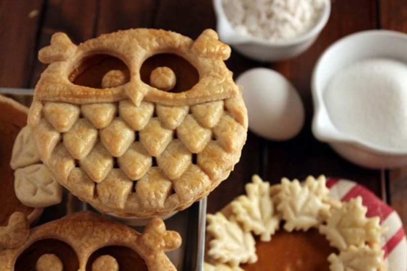 Original pies that are too pretty to eat