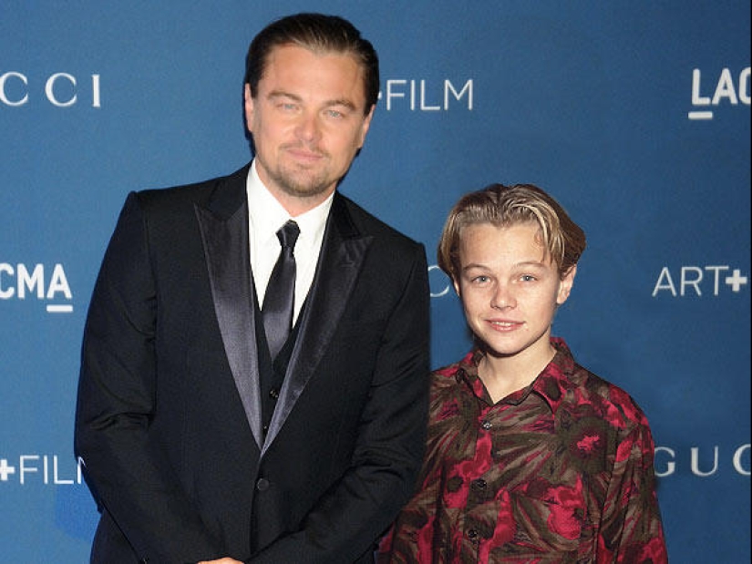 Oscar nominees with them when they were young