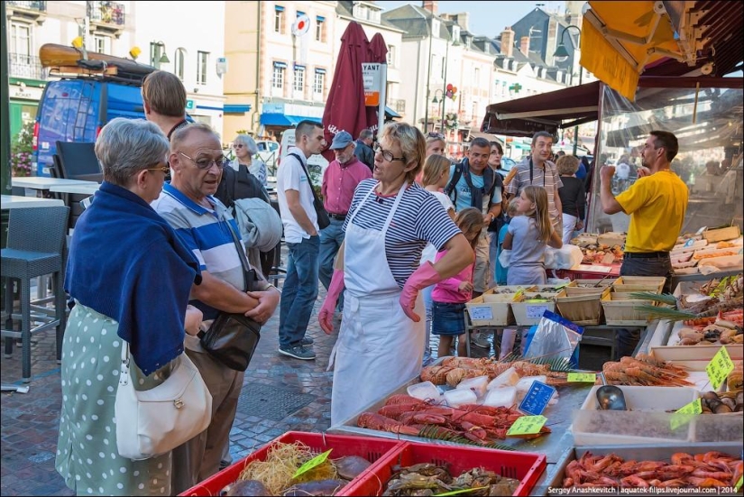 Oysters for three kopecks or a fish market on the shores of the English Channel