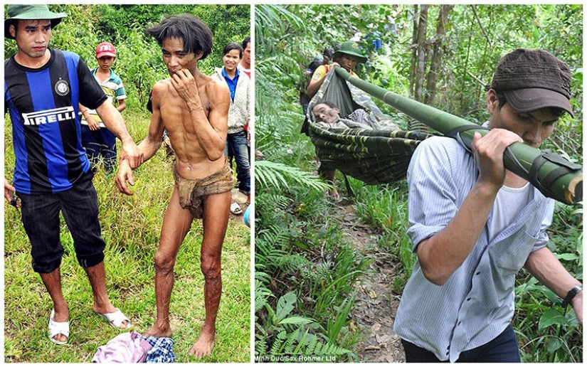 Padre e hijo encontrados en Vietnam escondidos en la selva durante 40 años