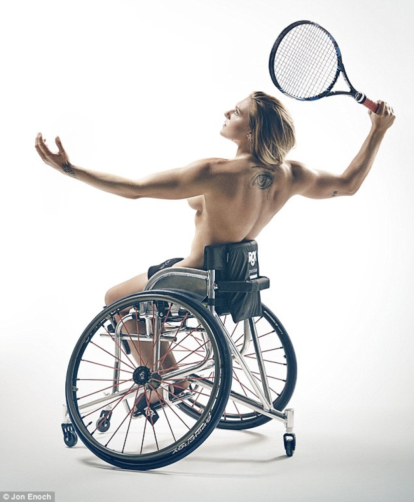 Paralympians undressed for a photo shoot to prove that any body is beautiful