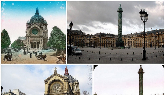 Paris then and now