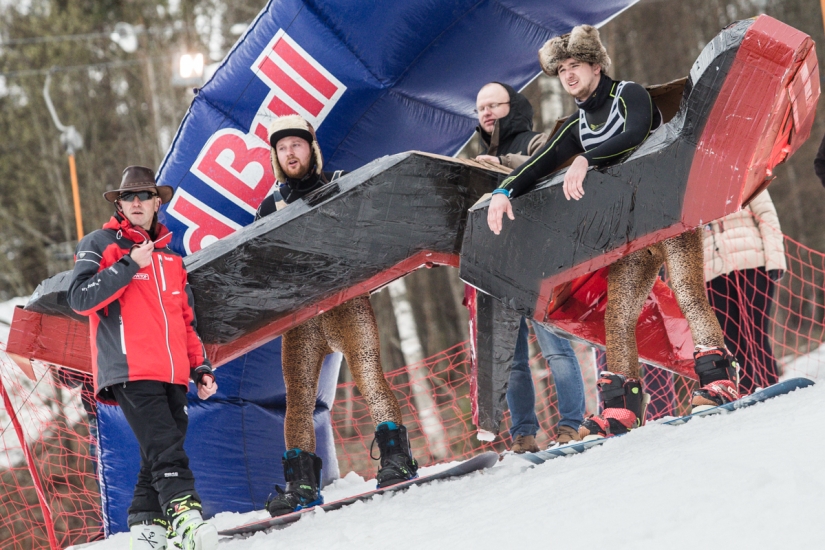 Party hard at Snezhny: the most creative snowboard race in Russia