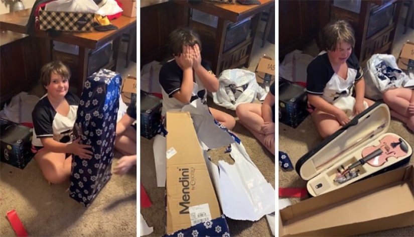 People show Christmas gifts that really pleased