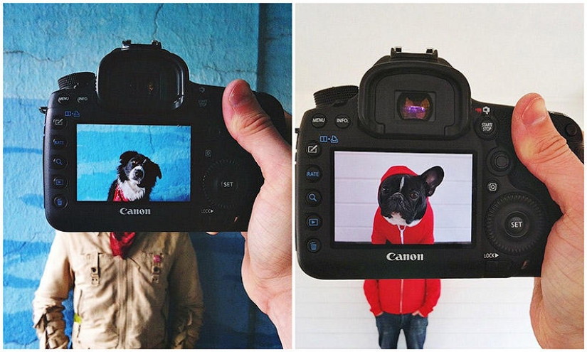 Pet owners and their pets in a quirky photo project #petheadz
