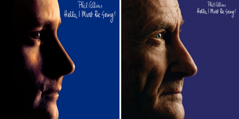 Phil Collins recreó las portadas de sus discos