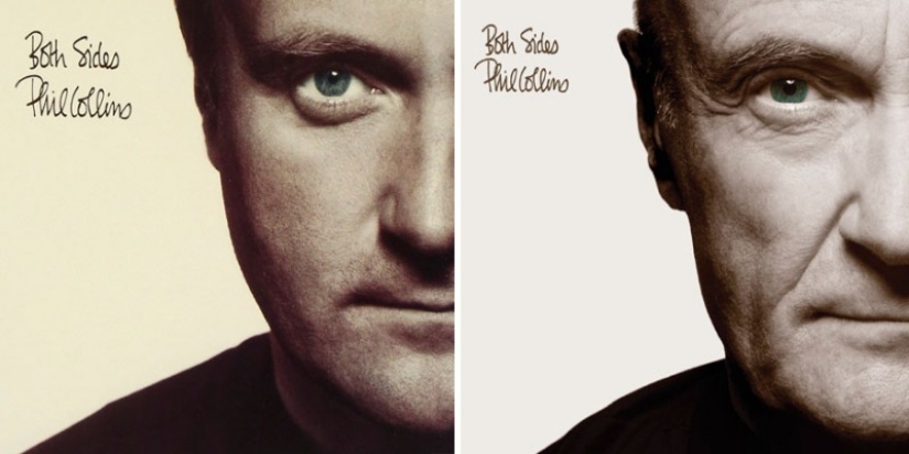 Phil Collins recreó las portadas de sus discos
