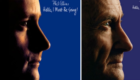 Phil Collins recreated his album covers