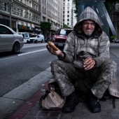 Photo in exchange for a bagel