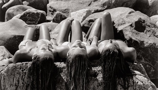 Photo project about youthful dreams and fantasies on the beach