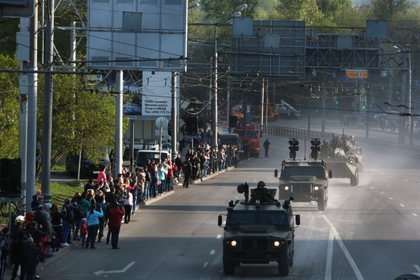 Photo report from the dress rehearsal of the Victory Parade