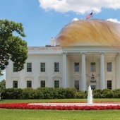 Photoshop masters look forward to the design of the White House after Trump moves in there