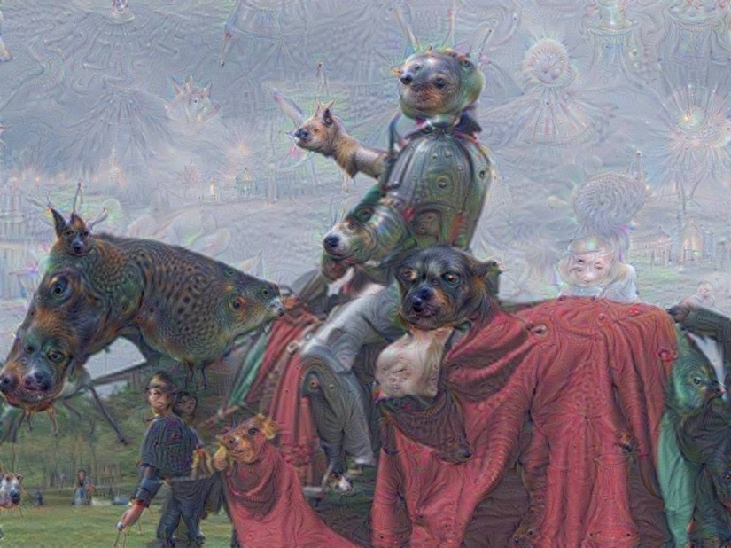 Pictures drawn by artificial intelligence created by Google