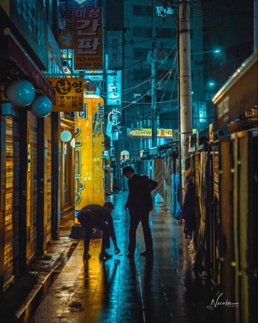 Pictures on mobile: 30 stunning pictures of rainy Seoul