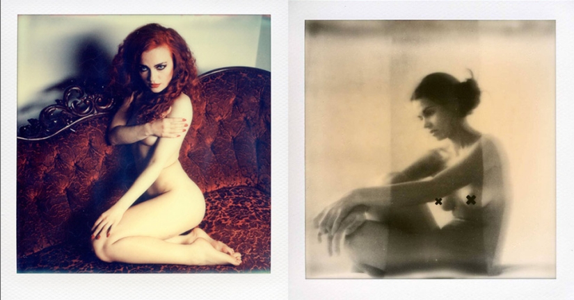 Polaroids eróticas de 66 fotógrafos del proyecto Raw Beauties