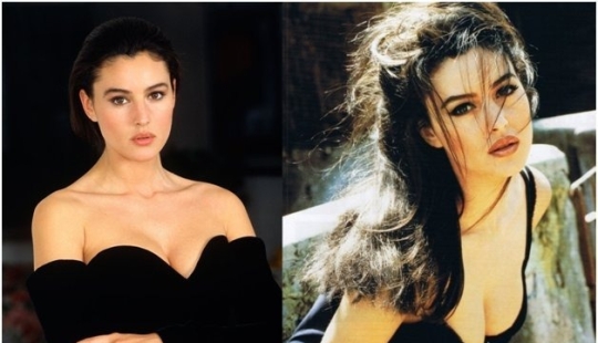 Por qué la belleza de la joven Monica Bellucci conquistó el mundo: una selección de fotos