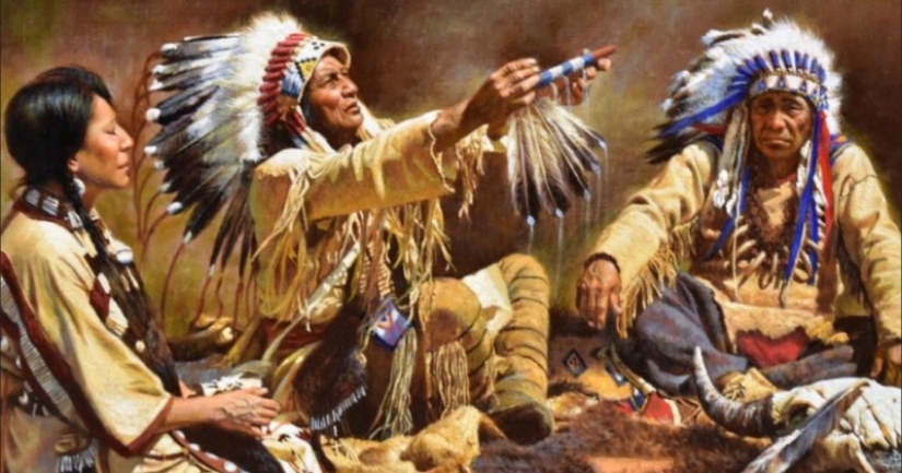 ¿Por qué los indios llevaban flecos en la ropa?