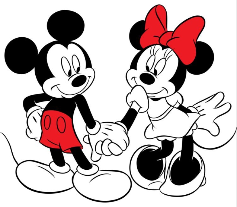 Por qué muchos personajes de dibujos animados de Disney usan guantes blancos
