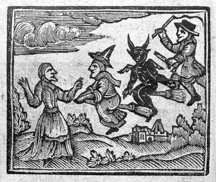 ¿Por qué se representaba a las brujas montando una escoba?