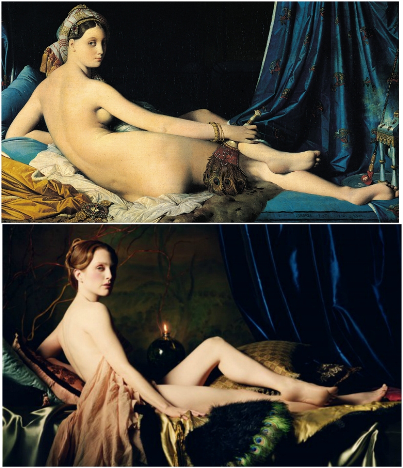 Portraits of ladies: Julianne Moore in fashionable interpretations of great paintings