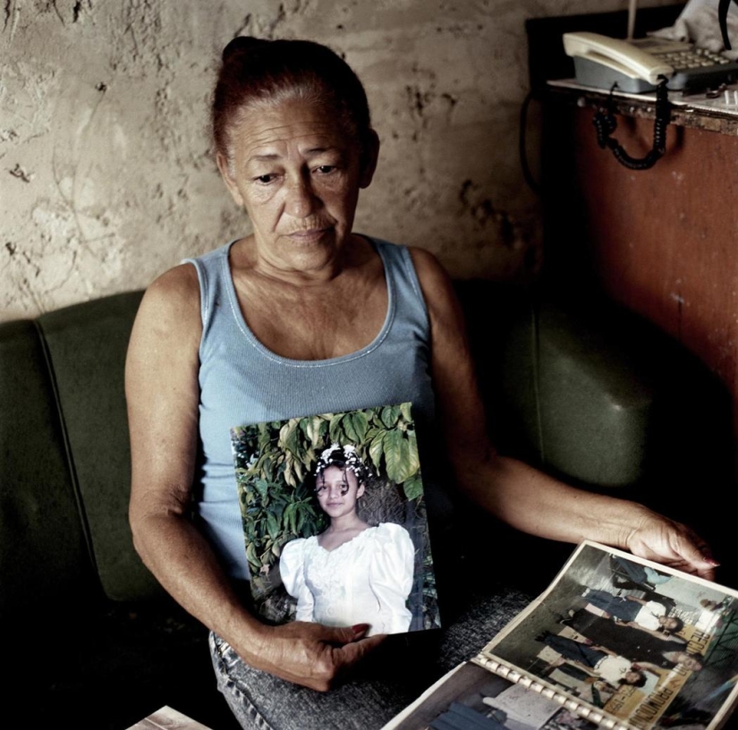 Portraits of Venezuelans whose children were killed by gang bullets