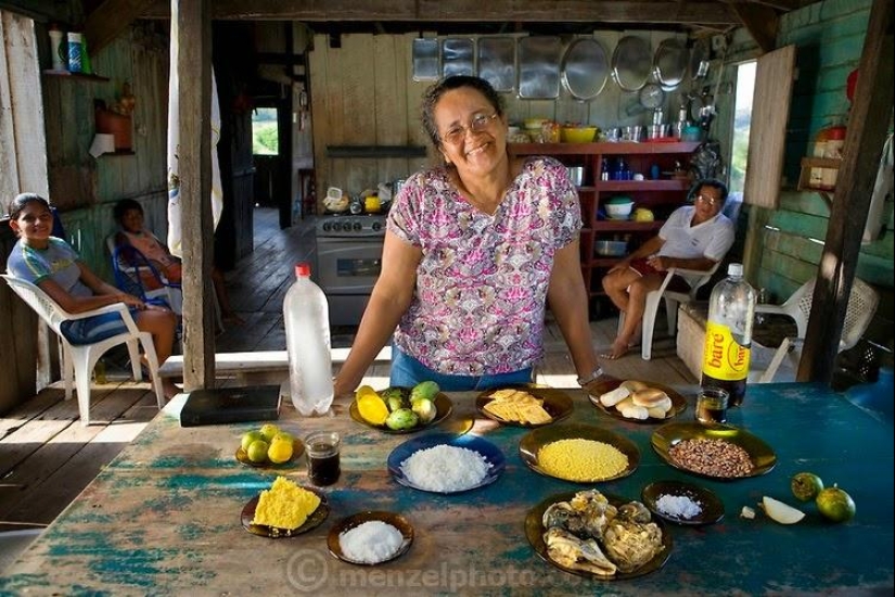 Proyecto fascinante: Lo que la gente come en diferentes países
