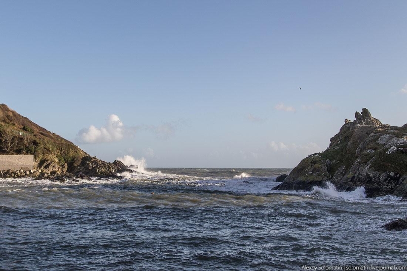 Pueblo pesquero de Polperro en el sur del Reino Unido