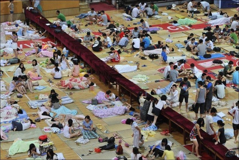 ¿Qué salva a los estudiantes chinos del calor?