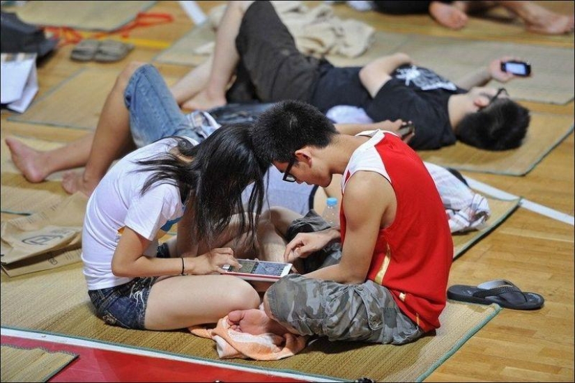 ¿Qué salva a los estudiantes chinos del calor?