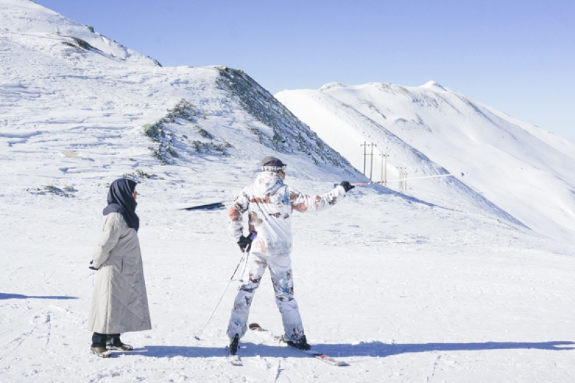 Qué sucede en las estaciones de esquí de Irán