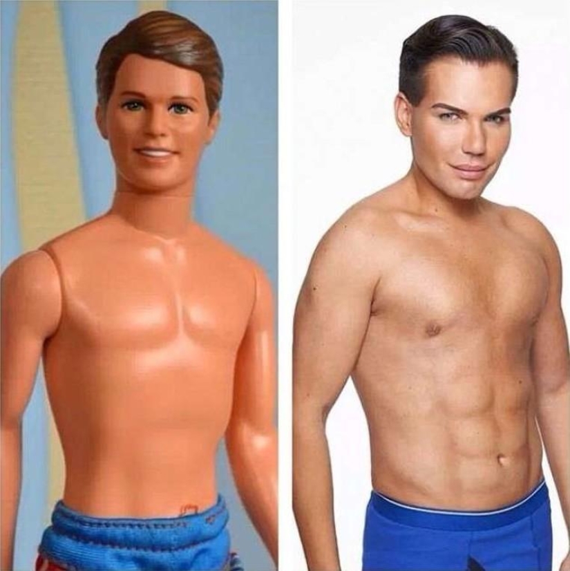 Quería ser como Ken.