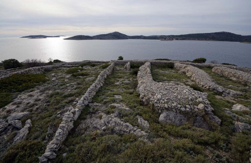 Quién hizo que la isla croata de Baljenac pareciera una huella dactilar