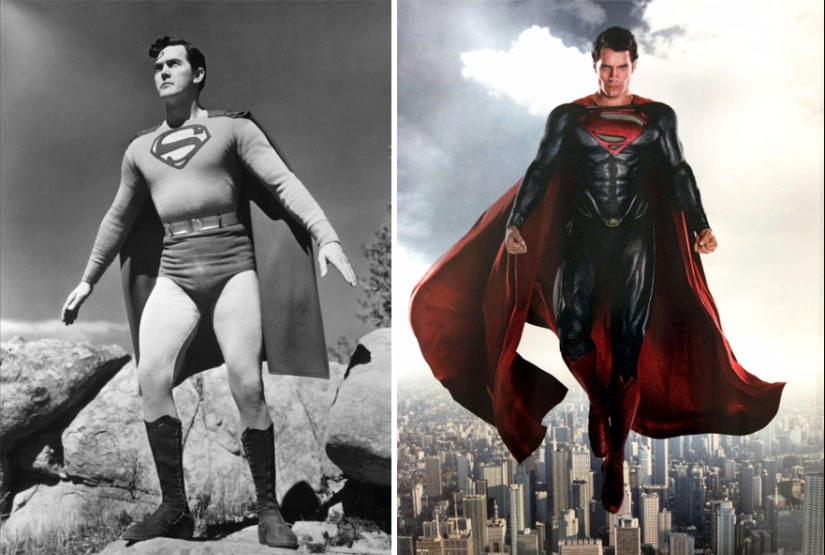 Quiénes son todas estas personas: cómo se veían los superhéroes en el pasado