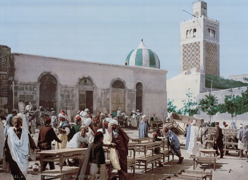 Raras tomas de color de Túnez a finales de los siglos XIX y XX