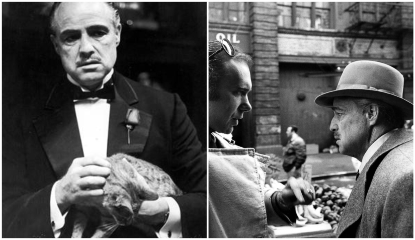 Rare footage from the filming of "The Godfather" in 1972