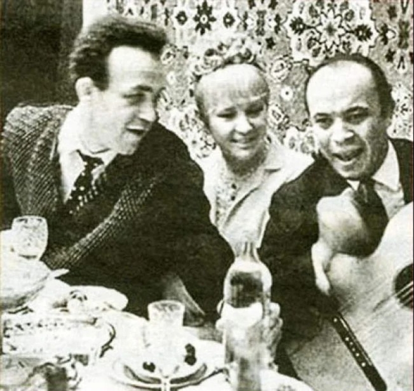 Rare shots of Soviet celebrities during the feast