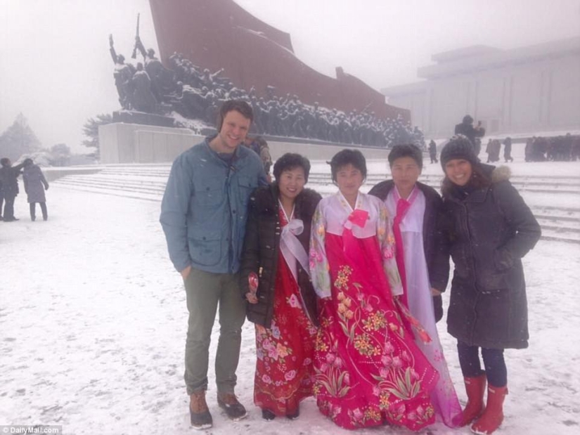Recent photos of student Otto Wombier in North Korea before his arrest and death