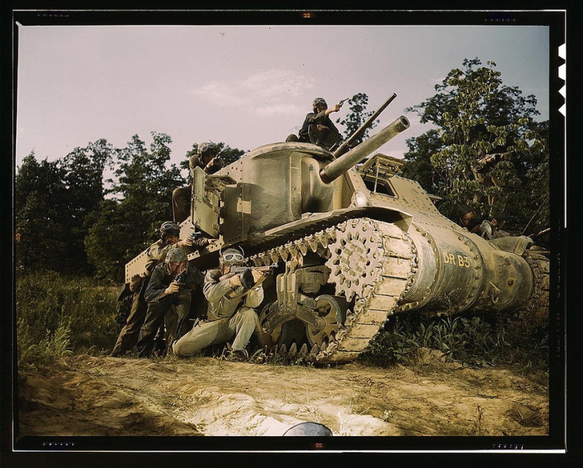 Recuerdos en color de la Segunda Guerra Mundial en la lente de los fotógrafos estadounidenses