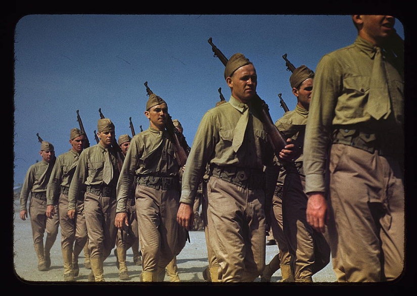 Recuerdos en color de la Segunda Guerra Mundial en la lente de los fotógrafos estadounidenses