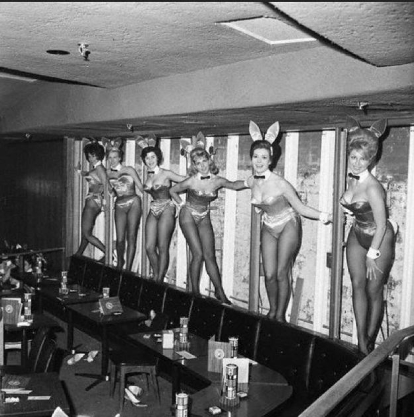 Retrophotographs of Playboy bunnies