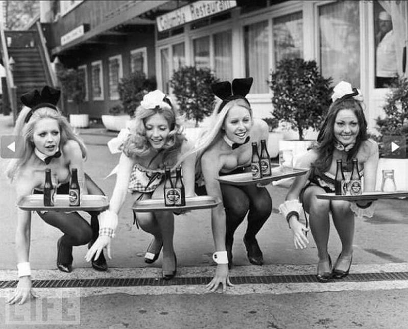 Retrophotographs of Playboy bunnies