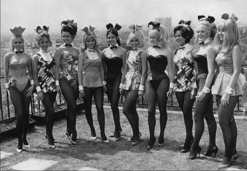 Retrophotographs of Playboy bunnies