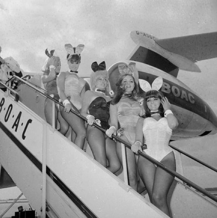 Retrophotographs of Playboy bunnies