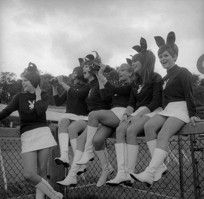 Retrophotographs of Playboy bunnies